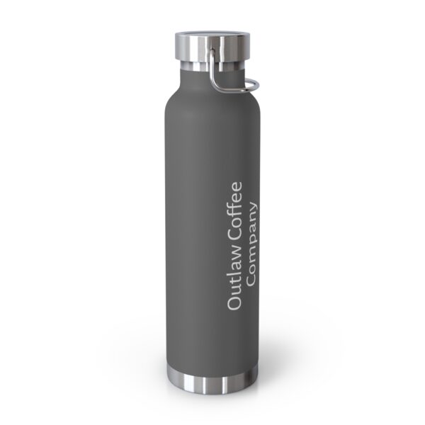 Copper Vacuum Insulated Bottle, 22oz (light text)