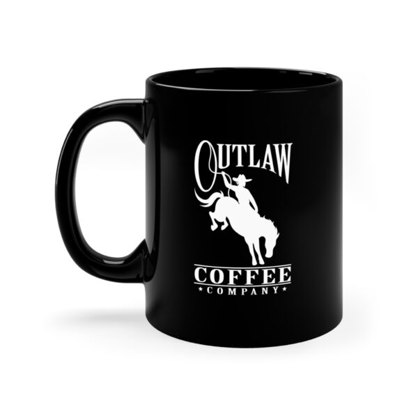 Black Coffee Mug, 11oz